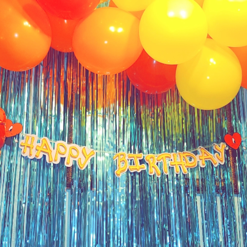 Bad Bunny inspired birthday banner